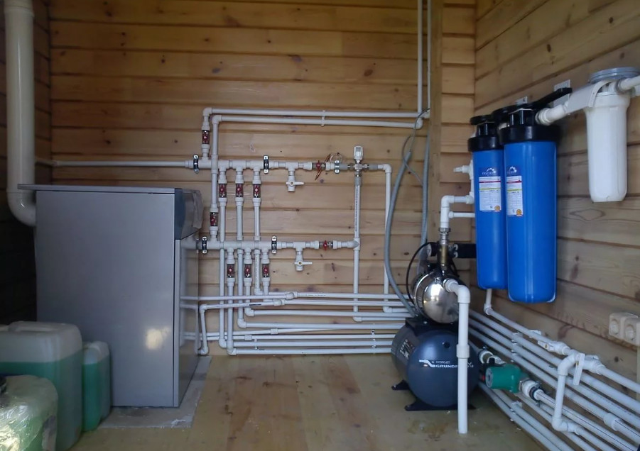 реконструкция системы водоснабжения в загородном доме